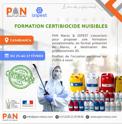 FORMATION PAN : CERTIBIOCIDE NUISIBLES 3D